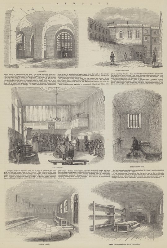Newgate (gravering) av English School