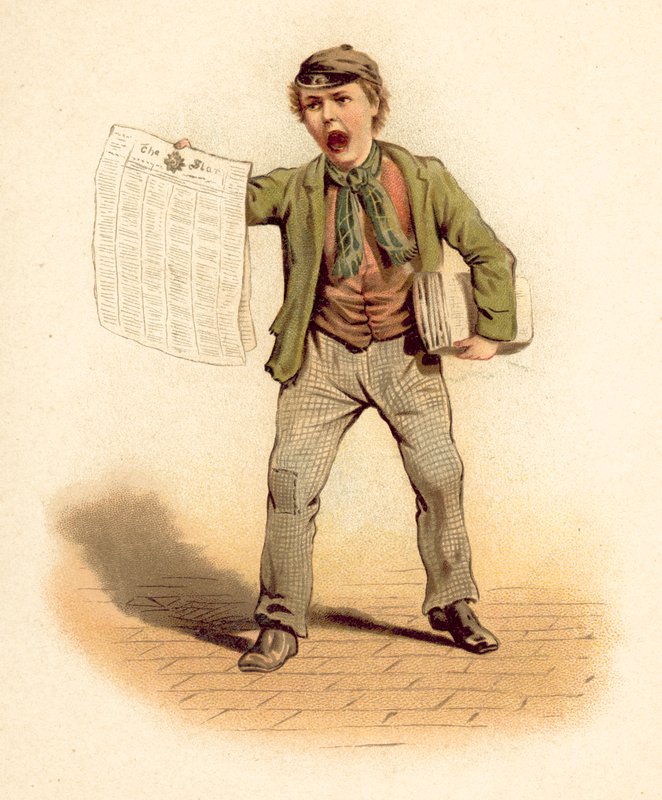 Avisleverandør (chromolitho) av English School