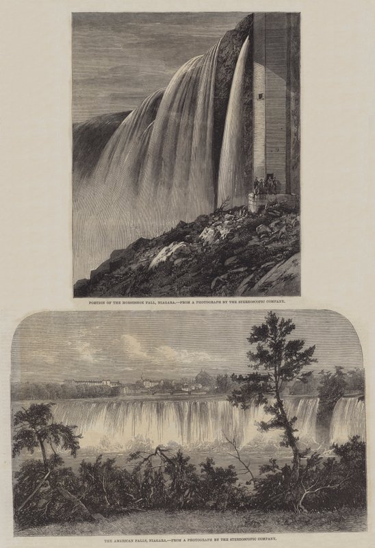 Niagara Falls (gravering) av English School