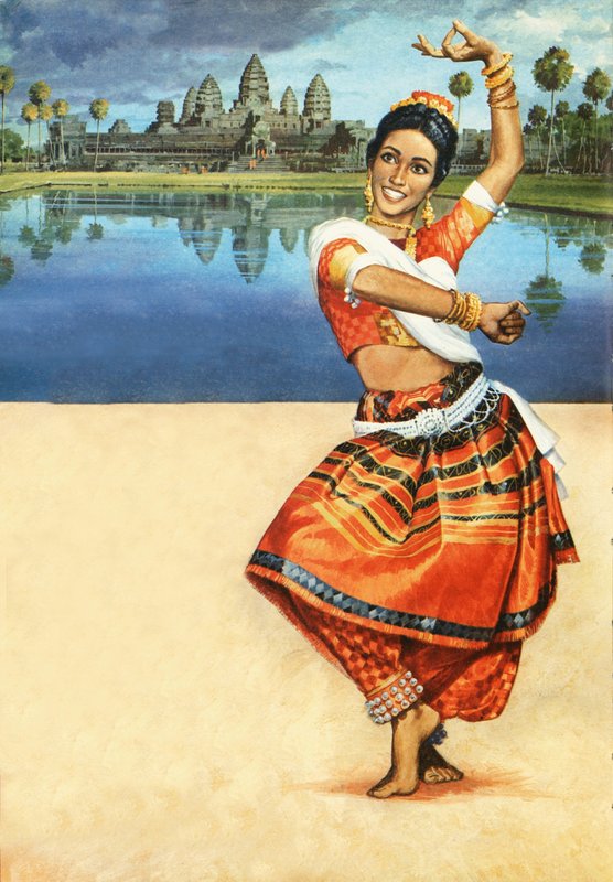 Odissi-dans fra India av English School