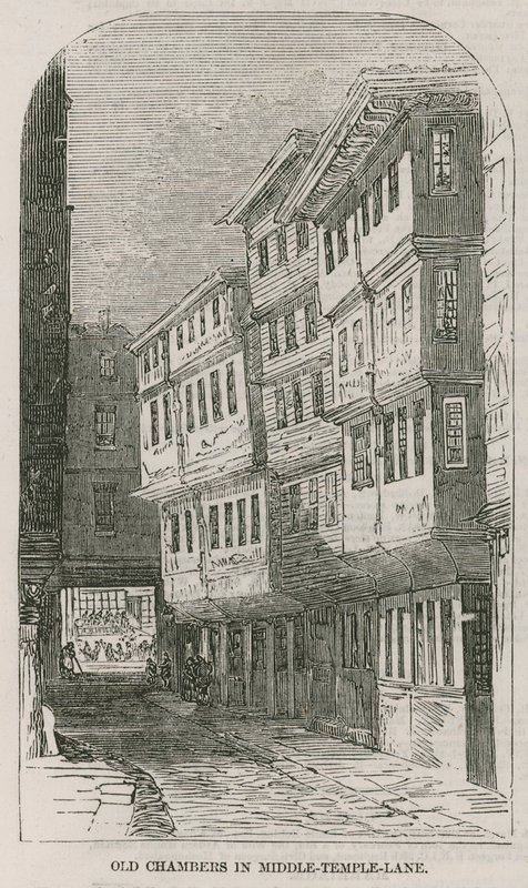 Old Chambers i Middle Temple Lane av English School