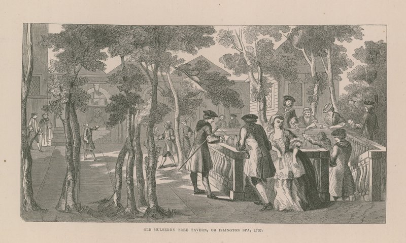 Old Mulberry Tree Tavern i Islington av English School