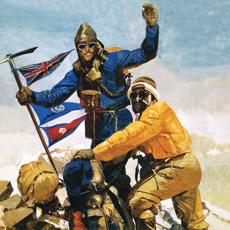 På toppen av Everest av English School