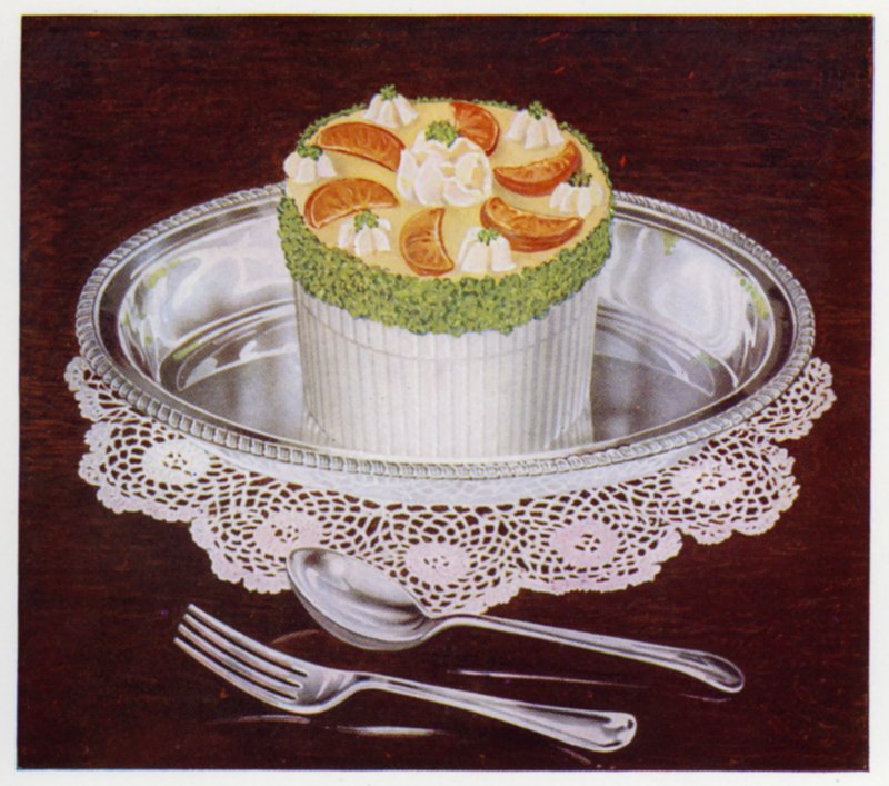 Oransje sufflé (farge litho) av English School