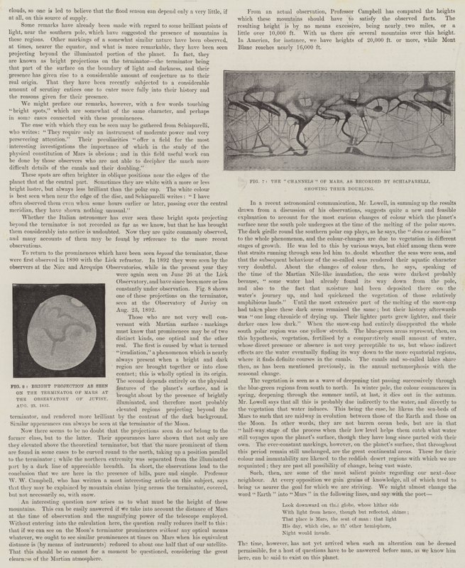 Vår nære nabo, Mars (litho) av English School