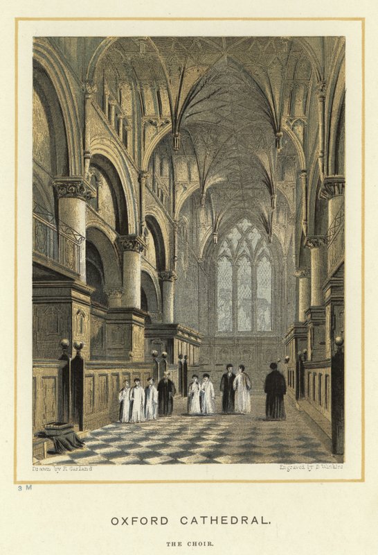 Oxford Cathedral, koret av English School