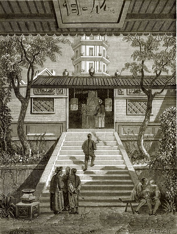 Pagode ved Whampoa av English School