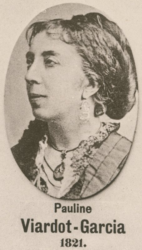 Pauline Viardot-Garcia (gravyr) av English School