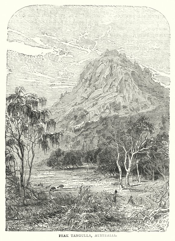 Peak Tangulla, Australia (gravering) av English School