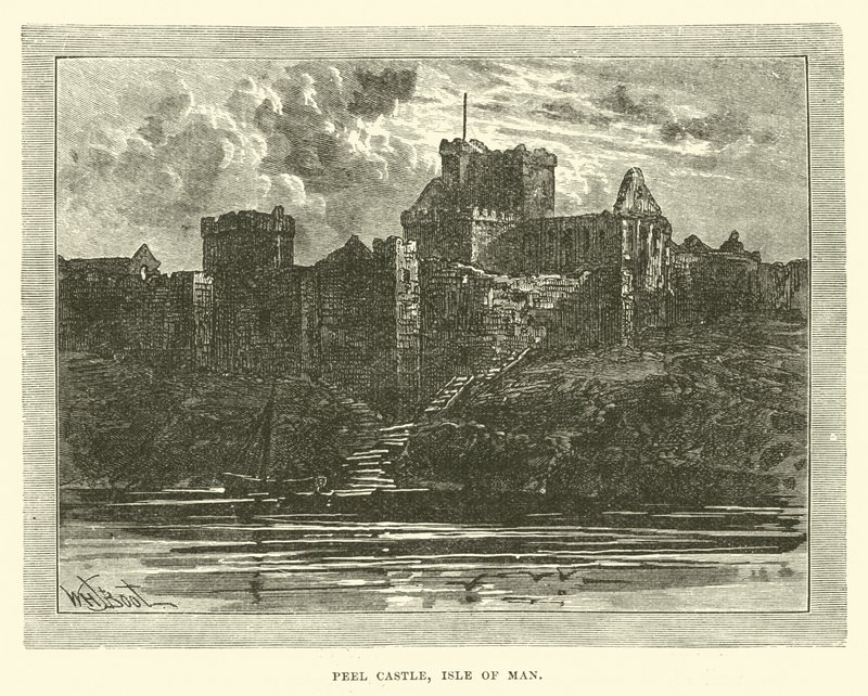 Peel Castle, Isle of Man av English School