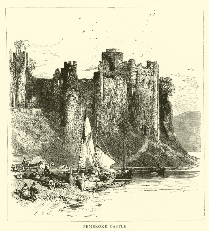 Pembroke slott av English School