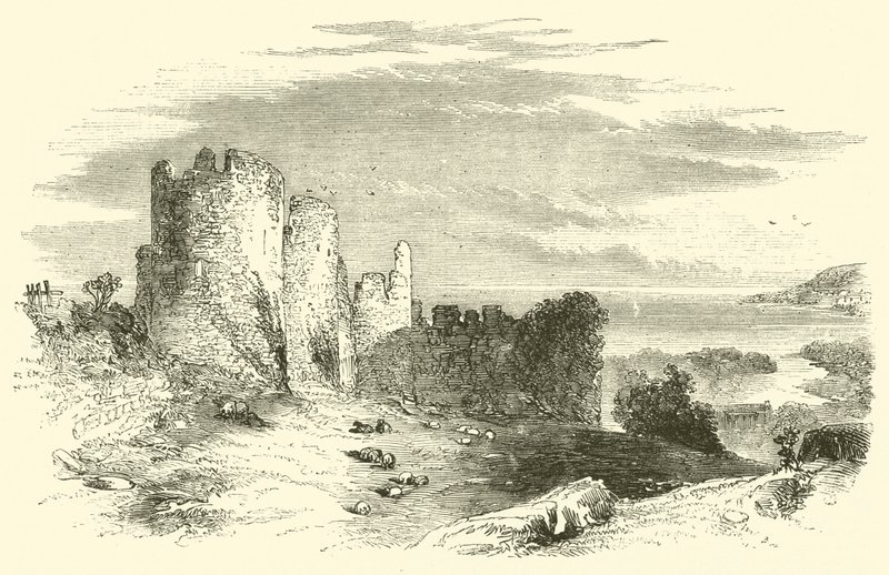 Penrice Castle (gravering) av English School