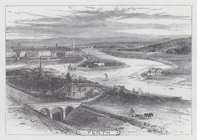 Perth (gravering) av English School