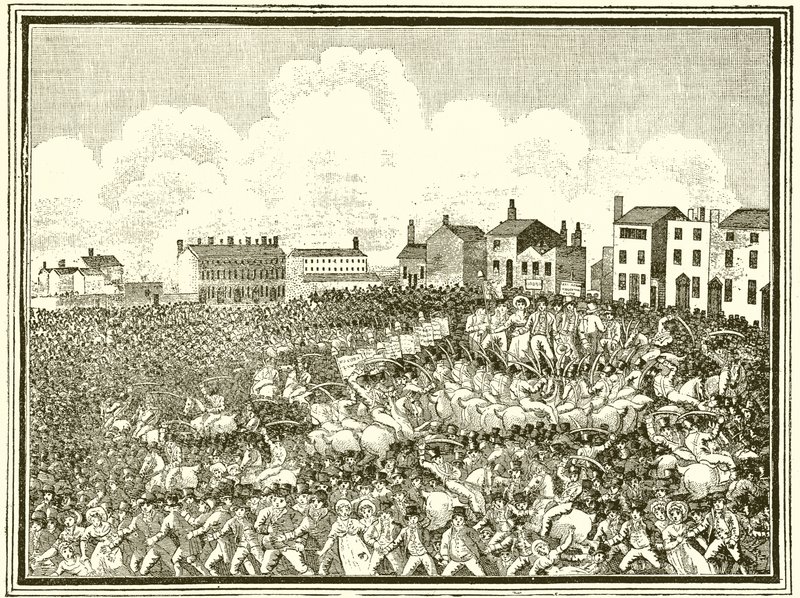 Peterloo-massakren av English School