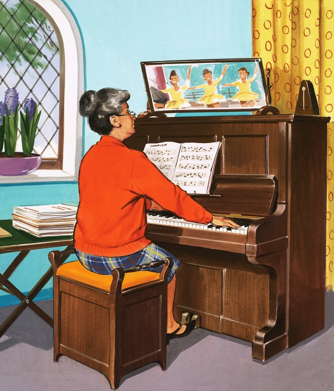 Pianolærer av English School