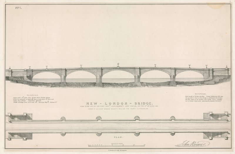 Plan for New London Bridge av English School