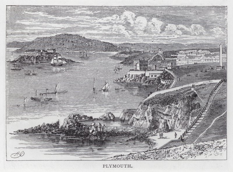 Plymouth (gravering) av English School