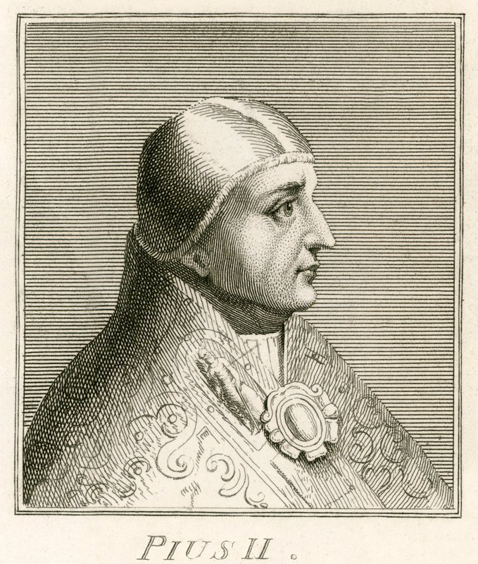 Pave Pius II av English School
