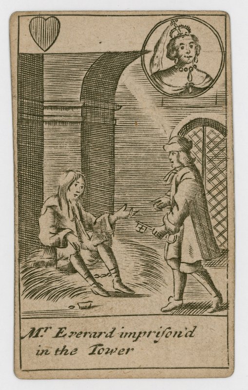 Popish Plot-spillekort av English School