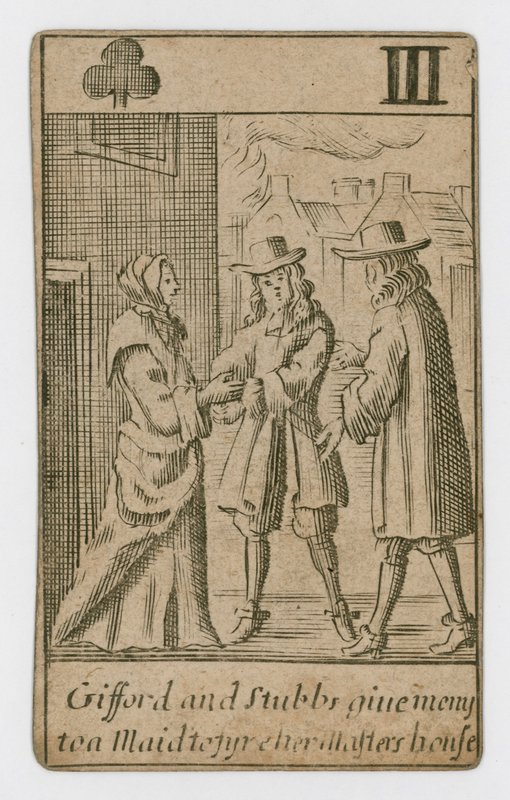 Popish Plot-spillekort av English School