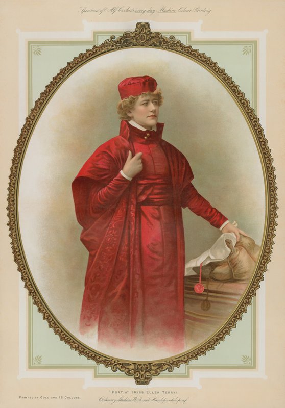 Portia, frøken Ellen Terry av English School
