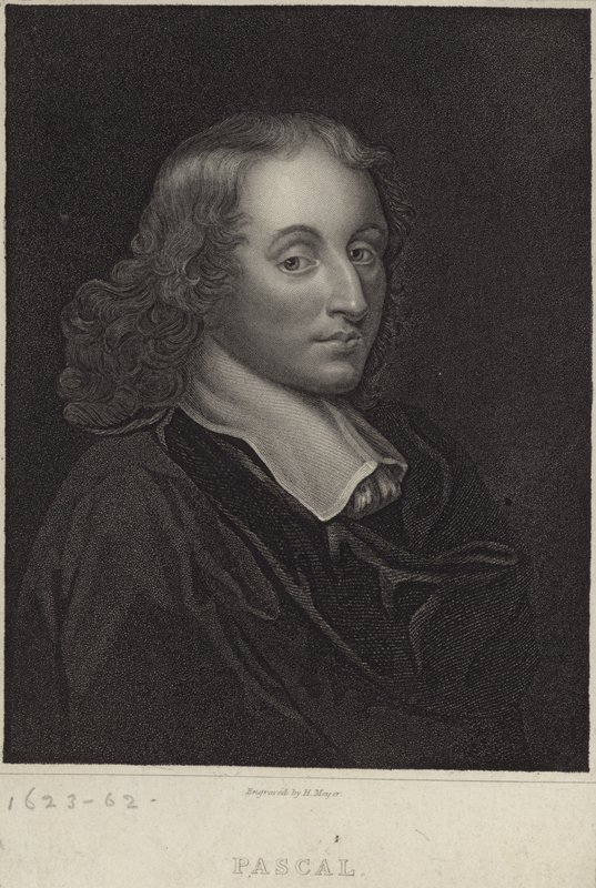 Portrett av Blaise Pascal av English School
