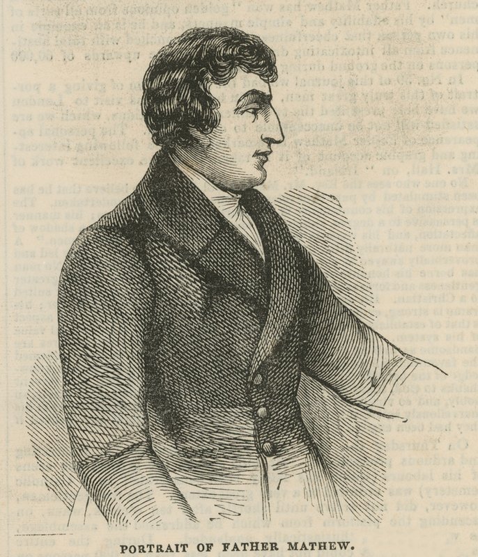 Portrett av far Theobald Mathew av English School