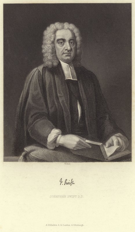 Portrett av Jonathan Swift av English School