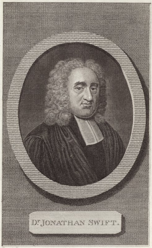 Portrett av Jonathan Swift av English School