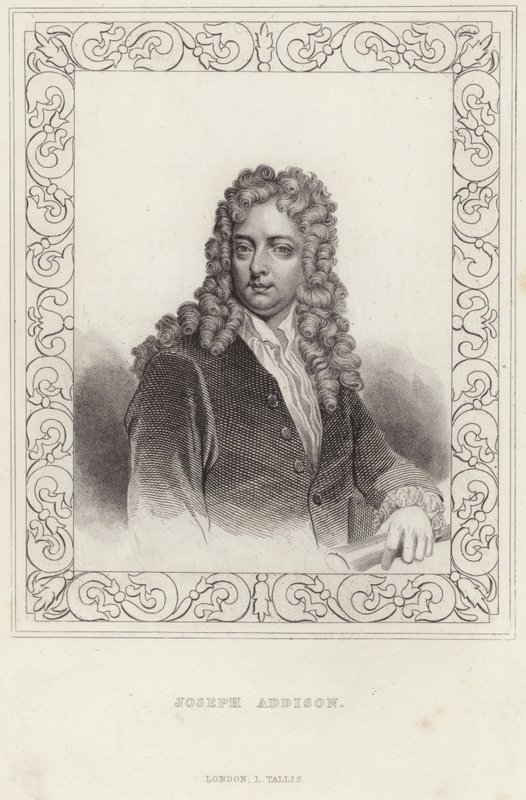 Portrett av Joseph Addison av English School