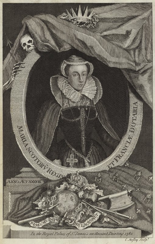Portrett av Mary, Queen of Scots av English School