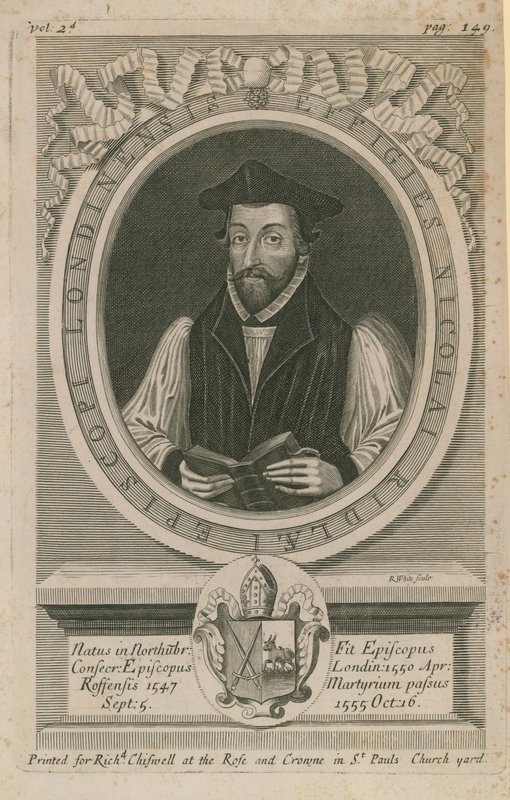 Portrett av Nicholas Ridley av English School