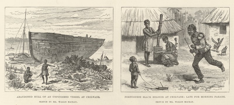Portugisisk Øst-Afrika (gravering) av English School