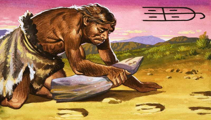 Primitiv mann 