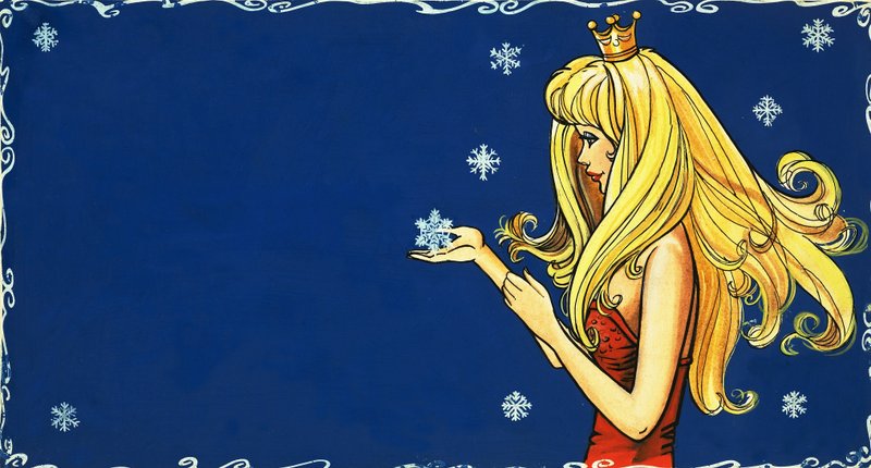 Prinsesse fanger snøfnugg av English School