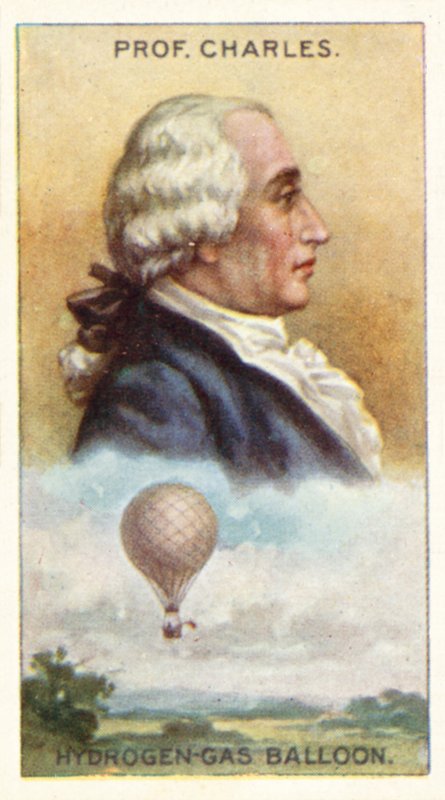 Professor Charles, Hydrogen-gassballong av English School