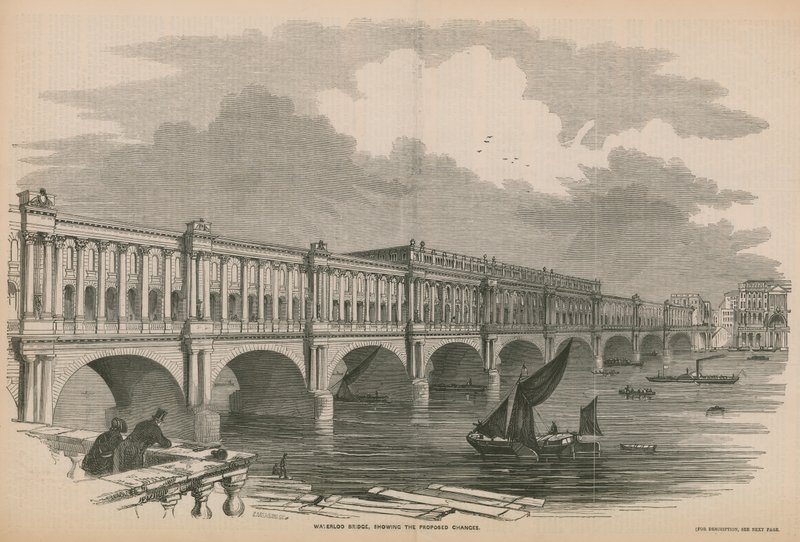 Foreslåtte endringer i Waterloo Bridge av English School