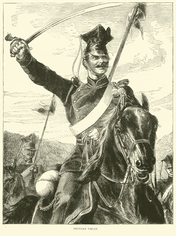 Preussisk Uhlan, juli 1870 av English School