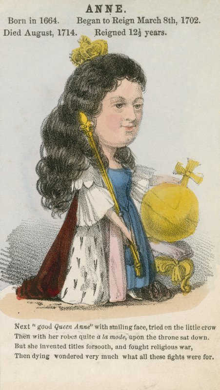 Dronning Anne (akvatint) av English School