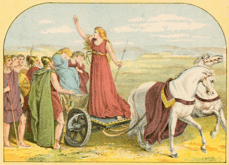 Dronning Boadicea av English School