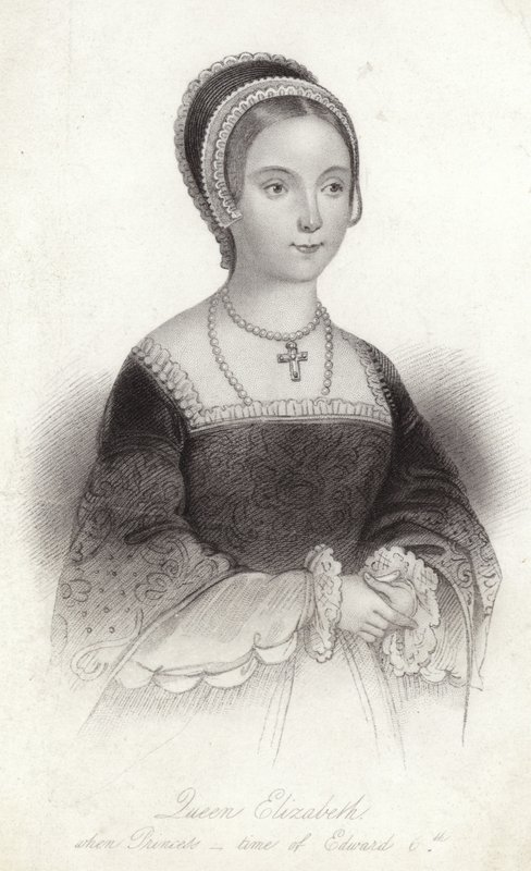 Dronning Elizabeth I av England av English School