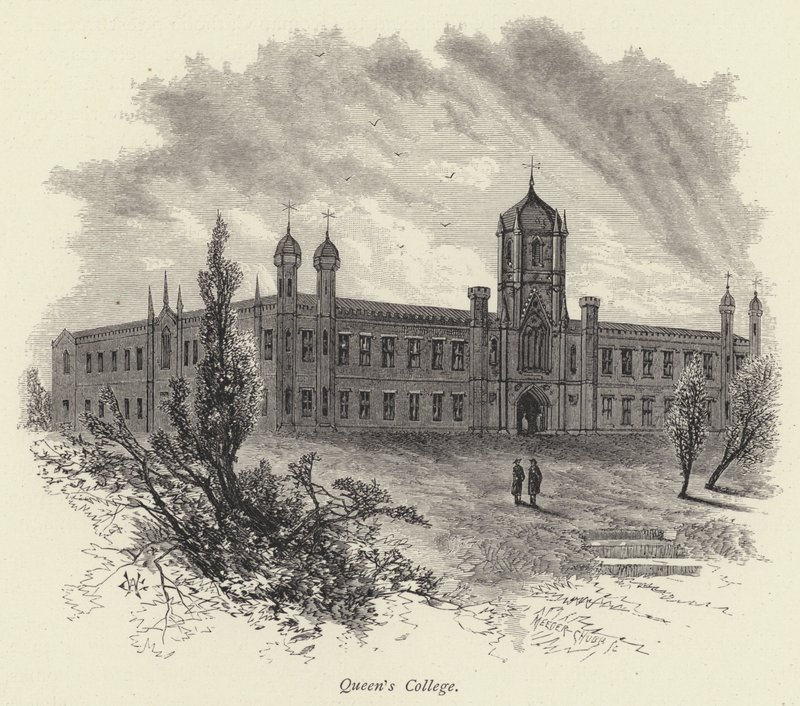 Queen's College (gravering) av English School