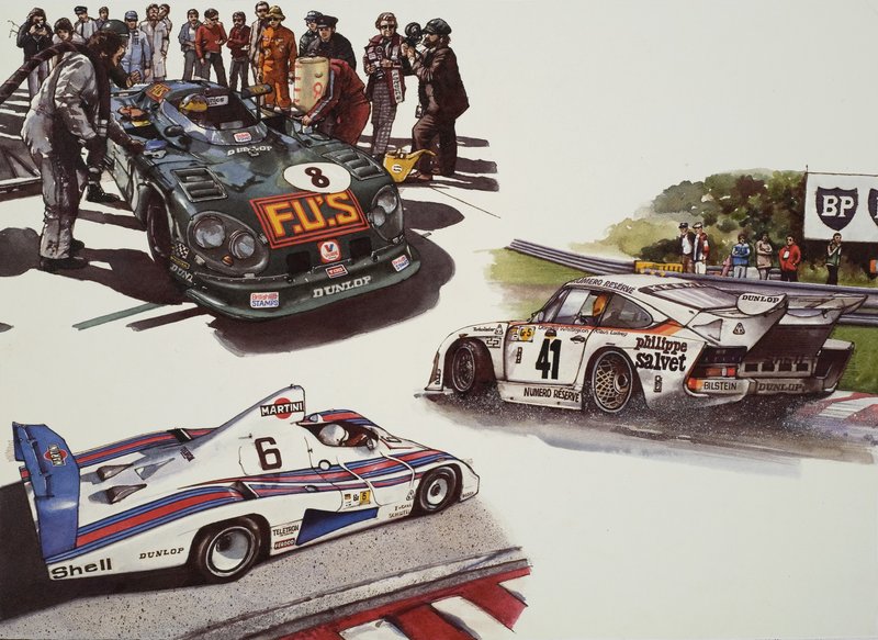 Racing biler av English School