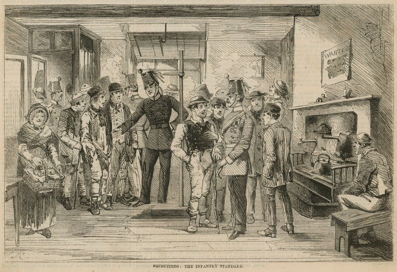 Rekruttering: Infanteristandarden av English School