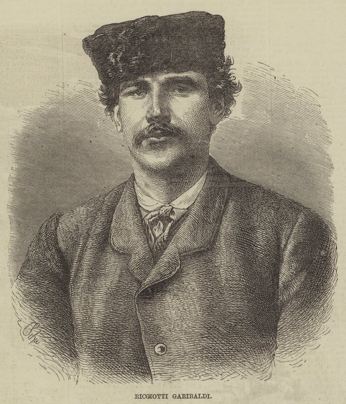 Ricciotti Garibaldi (gravering) av English School