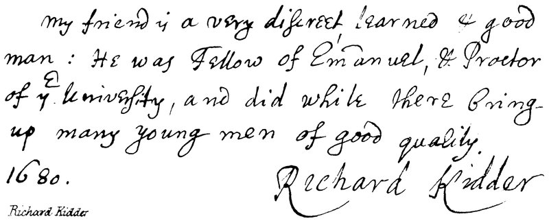 Richard Kidder av English School