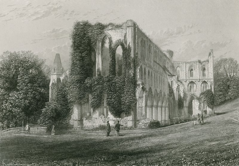 Rievaulx Abbey av English School