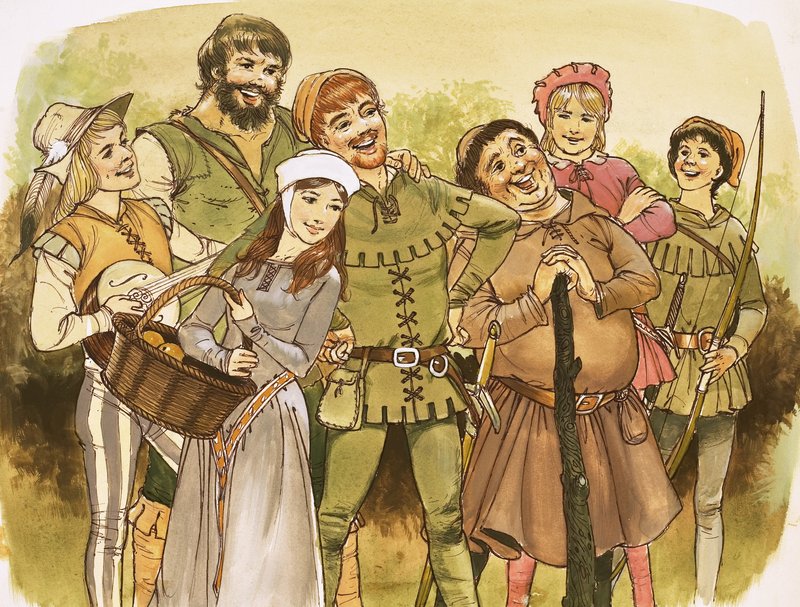 Robin Hood og hans glade menn av English School