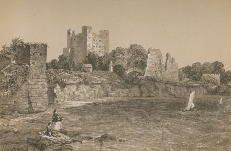 Rochester Castle av English School