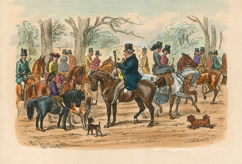 Rotten Row, Hyde Park, London av English School